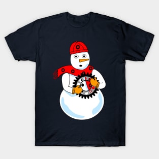 Mechanical Snowman T-Shirt